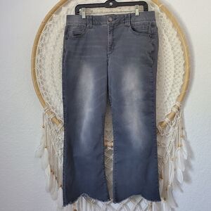 Democracy Gray Flare Jeans